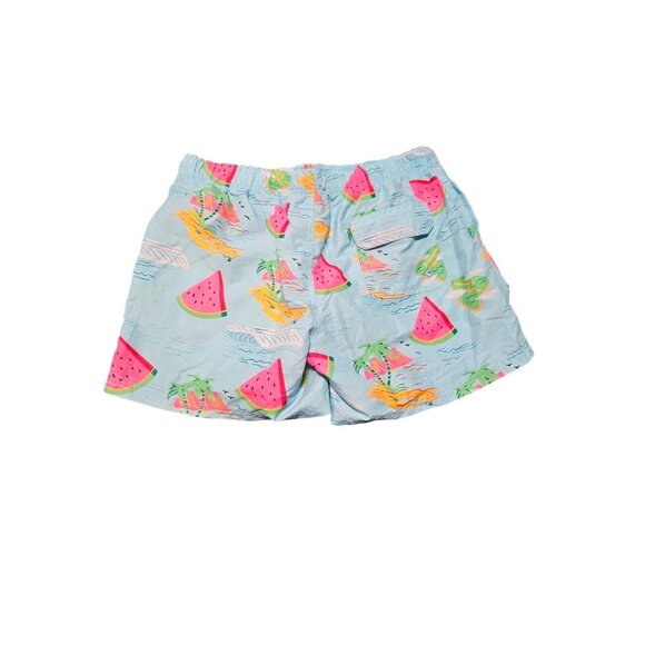 Molokai Shorts Mens Size Large WATERMELON HAWAIIAN SWIM TRUNKS LINED DRAWSTRING - Picture 2 of 4